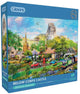 Gibsons – Below Corfe Castle (von Dominic Davison) – 1000 Teile 68×49cm (B×H) – Puzzle für Erwachsene