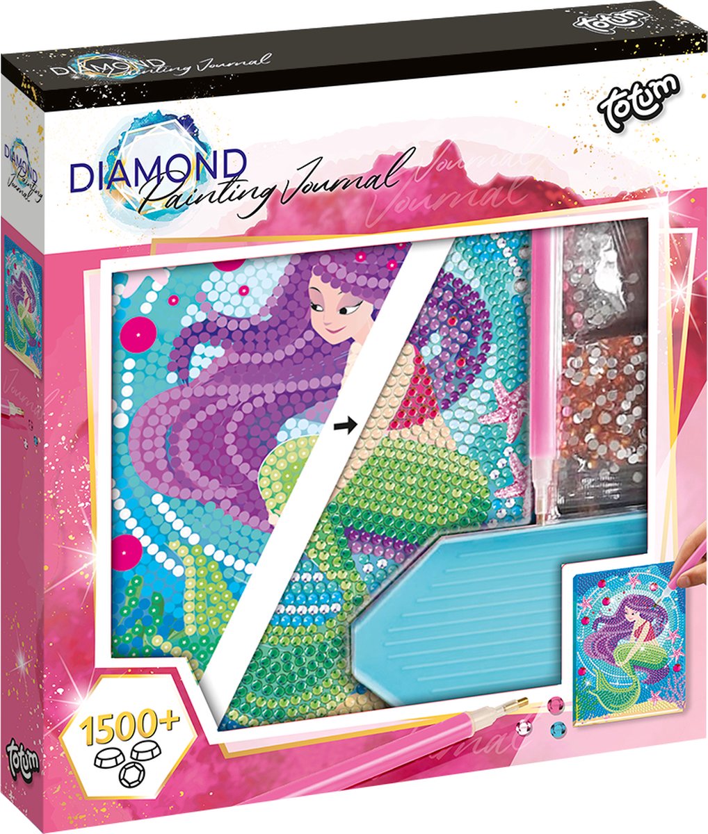 Totum Diamond Painting Notebook Meerjungfrau