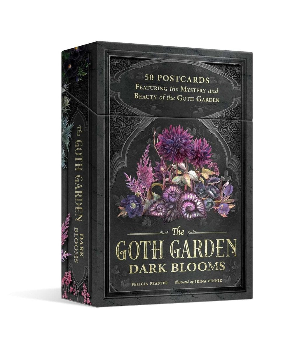 Der Gothic-Garten: dunkle Blüten: 50 Postkarten