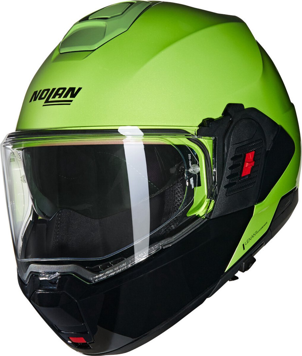 Nolan N120-1 Mivedi 329 Impulse Grün Schwarz Glänzend Systemhelm - Größe M - Helm