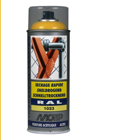 Motip 1051660 - ind. RAL 1023 Verkehrsgelb Spraydose 400 ml | 1 Stk