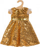 Puppenkleid Golden Star, 35-45 cm