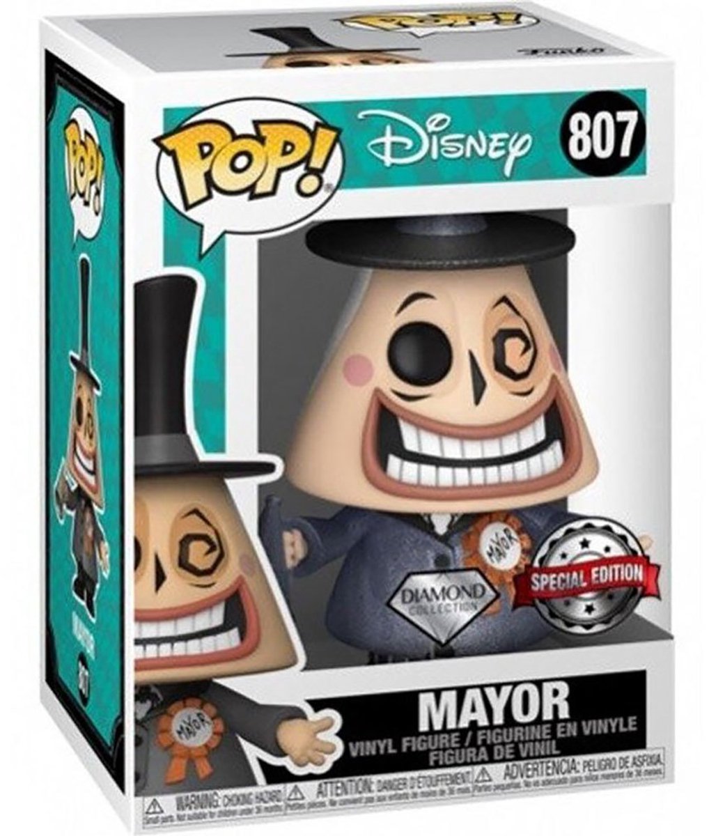 Funko-Pop! nbx – Pop Nr. 807 – Mayor Diamond Glitter exklusiv – selten gewölbt