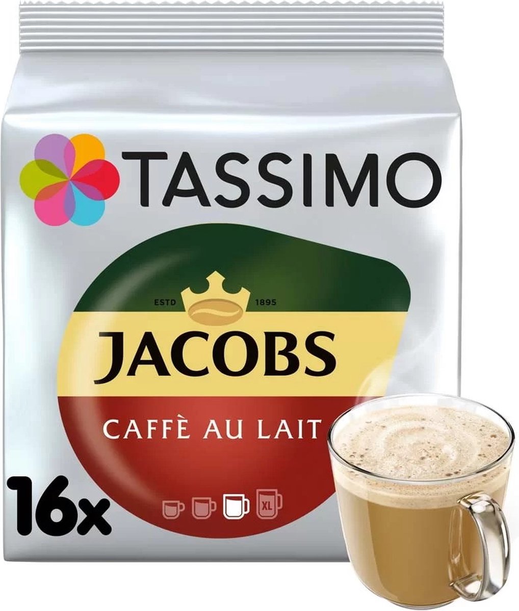 Jacobs Tassimo Milchkaffee – 16 Kapseln