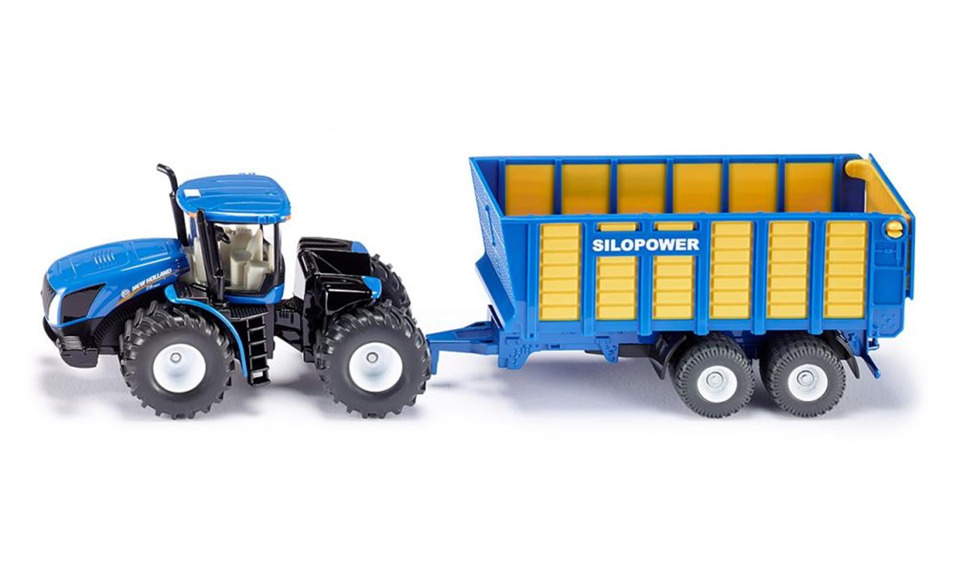 Siku 1947 New Holland mit Silierwagen