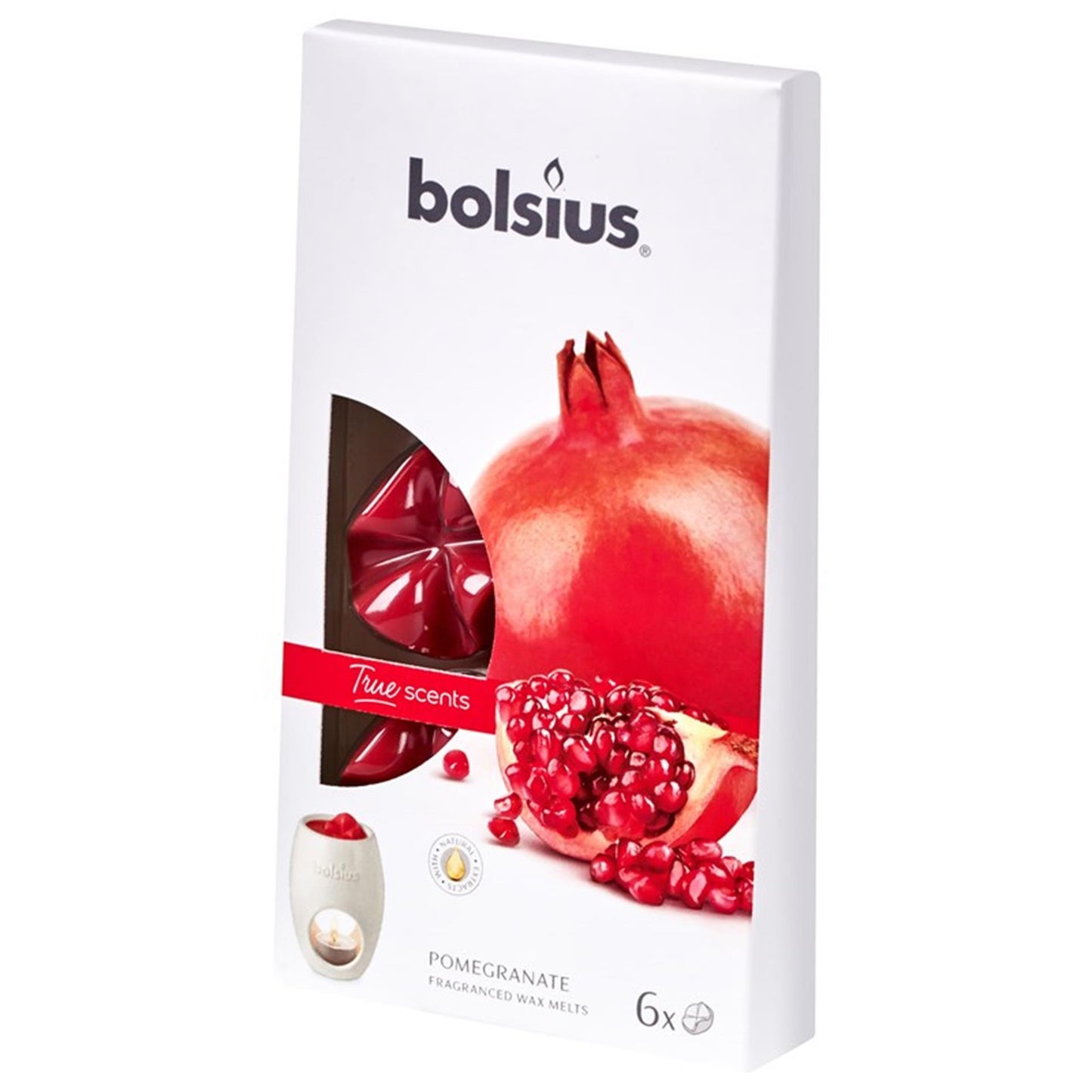 Bolsius schmelzbares Duftwachs Granatapfel