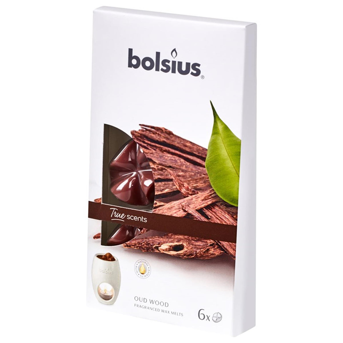Bolsius Schmelzduftwachs Altholz 6 Stk