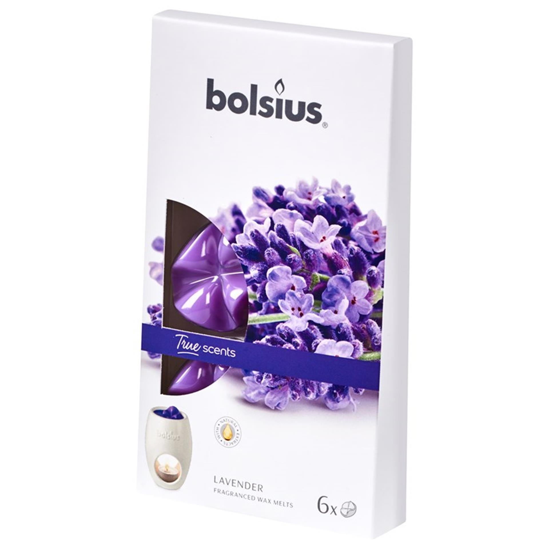 Bolsius Schmelzduftwachs Lavendel 6 Stk