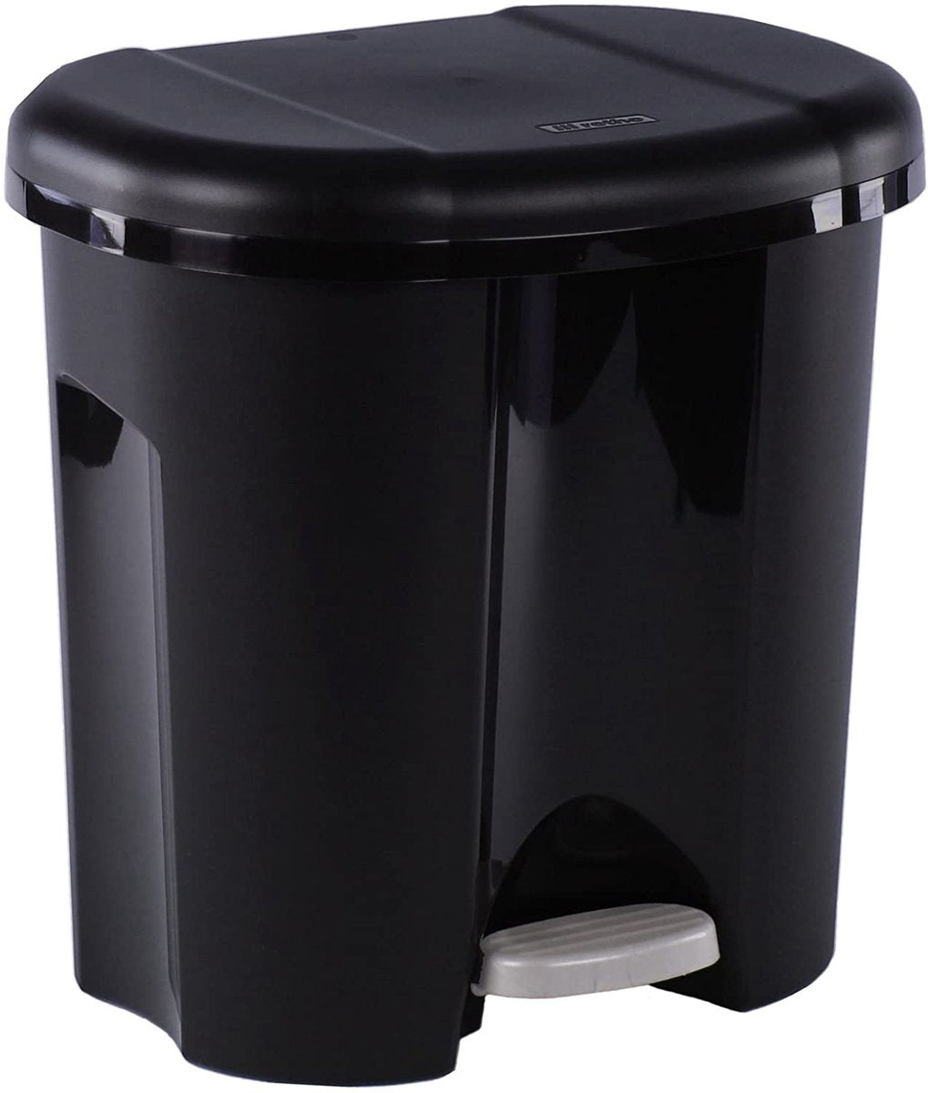 Rotho Rotho Duo Pedal Bin 2x10L Schwarz