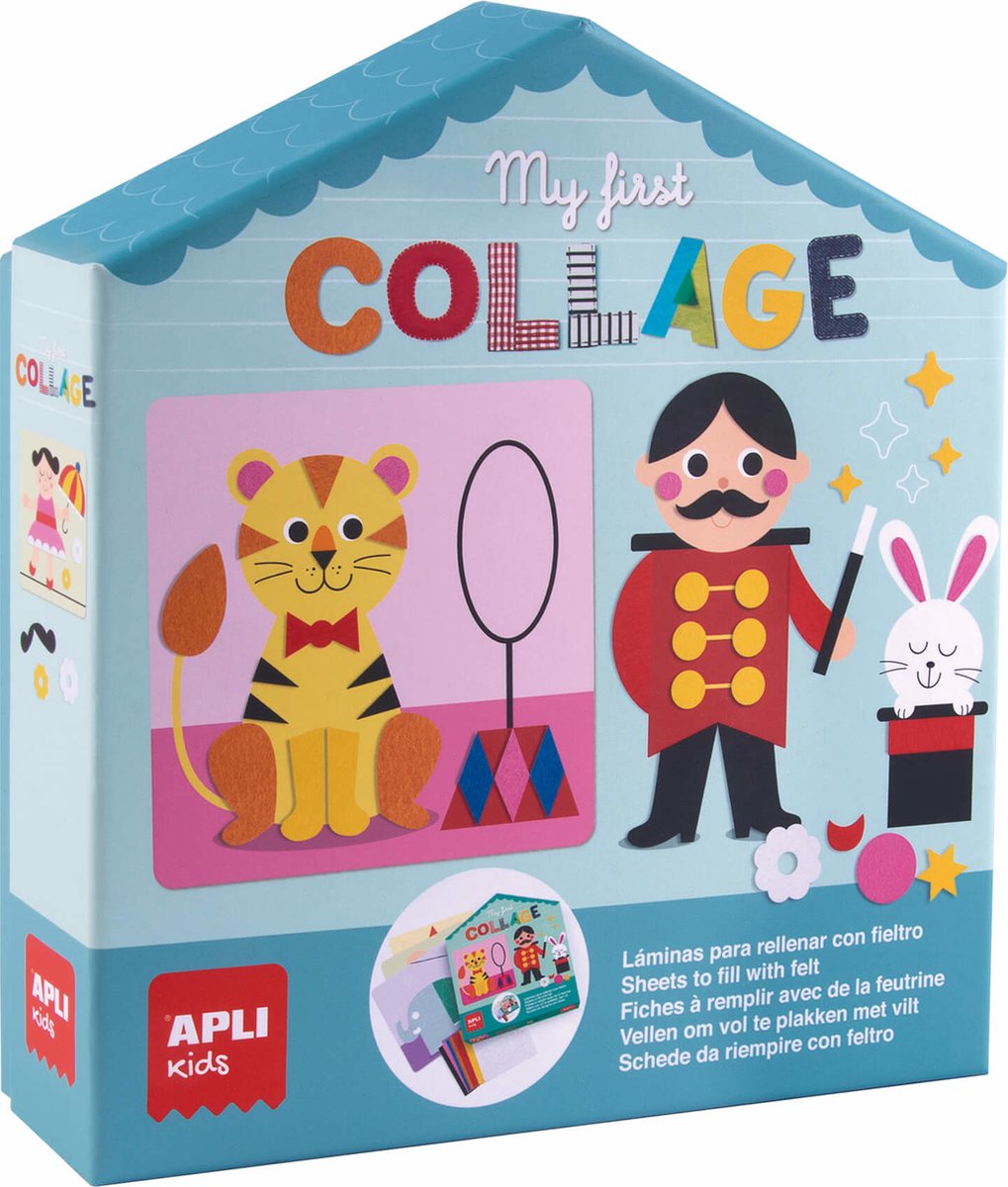 Apli kids apli - my first collage with felt (6 cards).