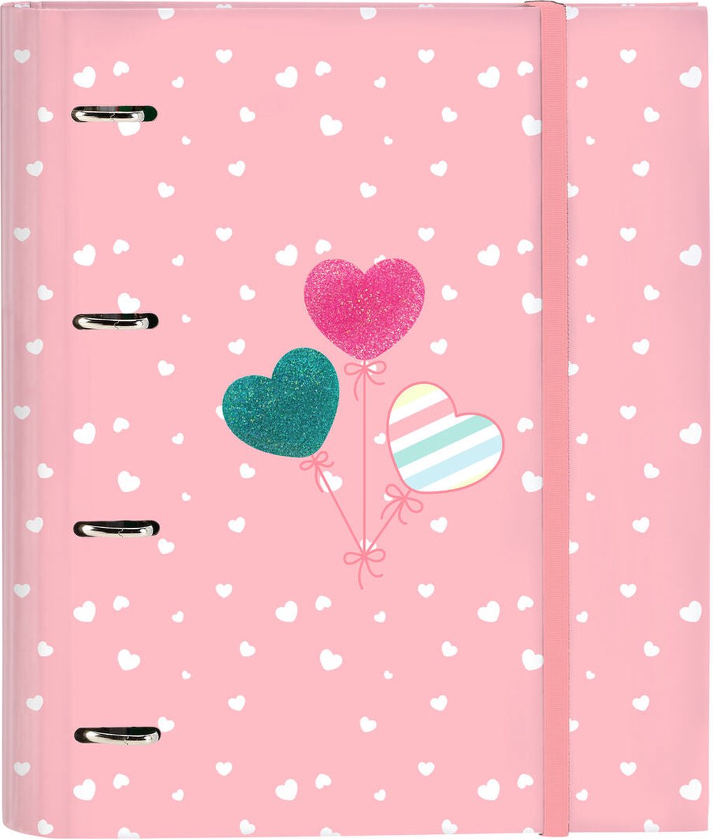 4257 Ringbuch blackfit8 Globitos 27 x 32 x 3,5 cm rosa