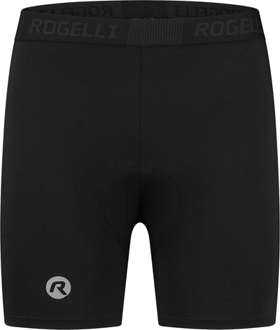 Rogelli Radunterhose Herren - mit Sitzpolster - Schwarz - L