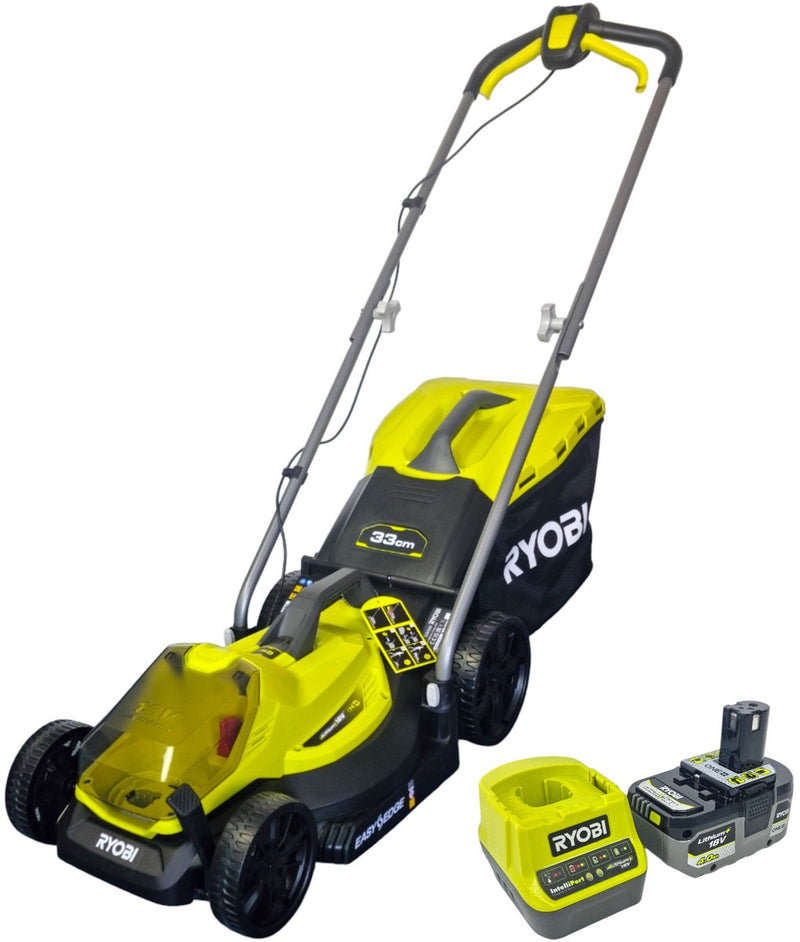 Ryobi One+ 18V Akku 33cm Rasenmäher (inkl. 1x4,0Ah Akku) rlm18x33b40