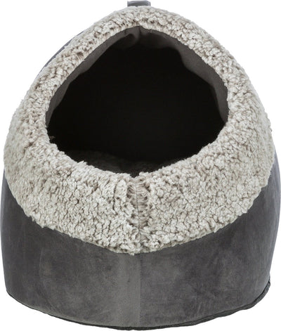 Trixie Cat Basket Iglo Calida Hitze-reflektierende grau-weiße Schwarz