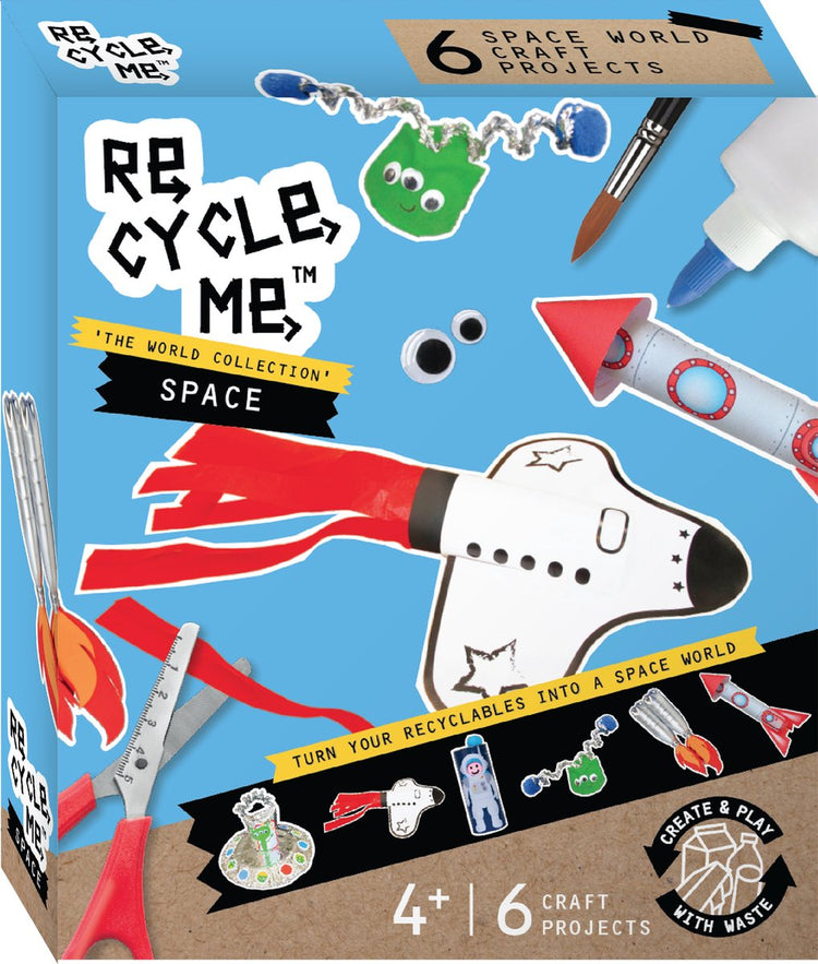 Re-cycle-me™ recycle mich in der Weltraumwelt