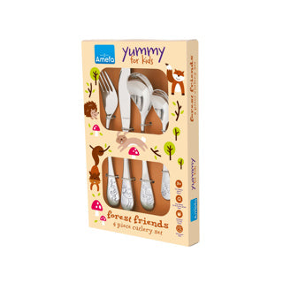 AMEFA AMEFA Kinder Besteck Forrest Friends 4-teilige Silber