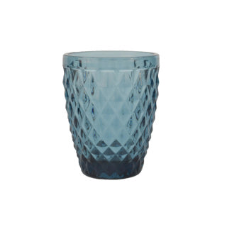 Diamantglas 22cl blau