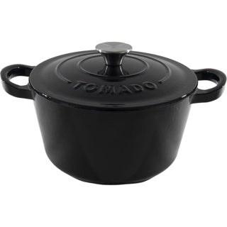 Bratpfanne Tomado Gusseisen schwarz 24 cm