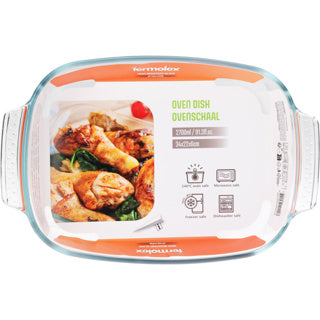 Backschale Glas 2700 ml