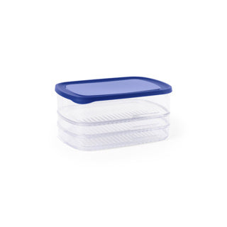 Tägliche Fleischbox mit Käsefach – 3 Schichten – transparent – Lebensmittel länger frisch – hergestellt in Belgien – BPA-frei, spülmaschinenfest