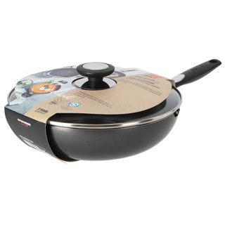 Beka Pro Induc Wokpan 28 cm mit Glasdeckel