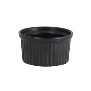 Creme Brulee Dish Black 9x5 cm
