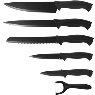 Michelino Messer Set 6-teilige Schwarz