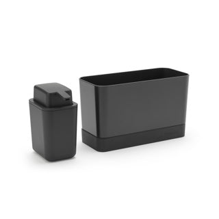 Brabantia sinkide Arbeitsplatte Organisator Set Darkgrey