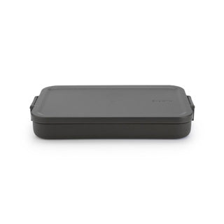Brabantia Lunchbox Nehmen Sie flach dunkelgrau