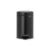 Brabantia Brabantia Newicon Pedal Bin 3L Matt Black