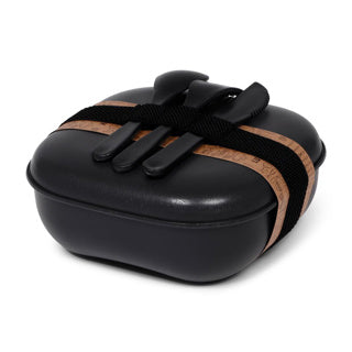 Senza Lunchbox Weizen Stroh schwarz