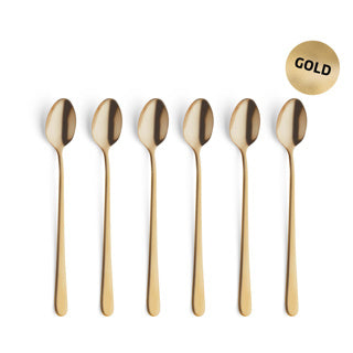 AMEFA Austin Latte Spoons Gold 6 Stücke