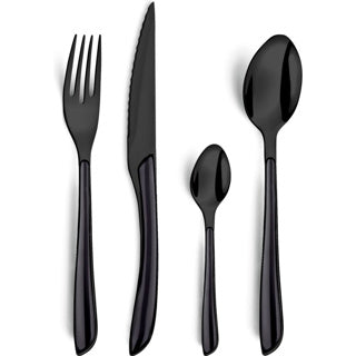 AMEFA Besteck Set Lumino 6 -Stück schwarz