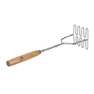 Kartoffel -Stamper -Holzgriff