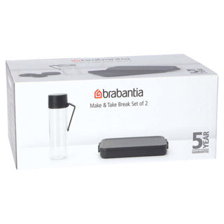 Brabantia breakset machen 2-teilig dunkelgrau