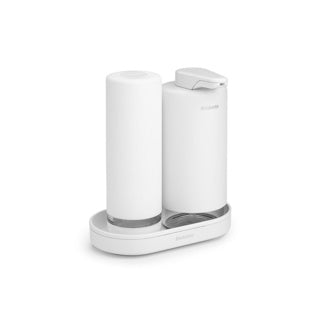 Brabantia Sinkstyle Seifenspender Set - Mineral frisch weiß