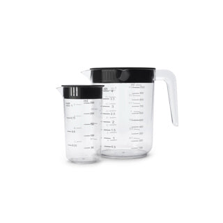 Brabantia Lecker+ Messbecher Set 2 dunkelgrau
