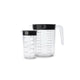 Brabantia Lecker+ Messbecher Set 2 dunkelgrau