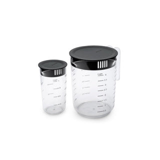 Brabantia Lecker+ Messbecher Set 2 dunkelgrau