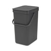 Brabantia Abfallbehälter Sortier 12 l Grau