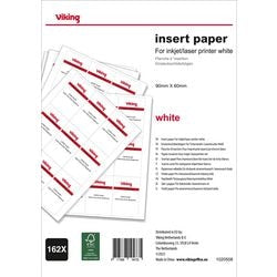 Ausweis-Einsteckkarten, Büro, Depot, Papier, 60 x 90 mm, weiß