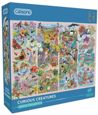 Gibsons – neugierige Kreaturen (von Janice Daughters) – 1000 Teile 68×49 cm (B×H) – Puzzle für Erwachsene