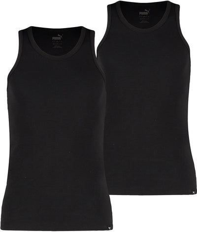 Puma Herren-Alltagsshirt – Schwarz – L – 2 Paar