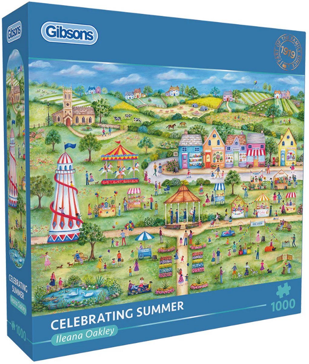 Gibsons – den Sommer feiern (von Ileana Oakley) – 1000 Teile 68×49 cm (B×H) – Puzzle für Erwachsene