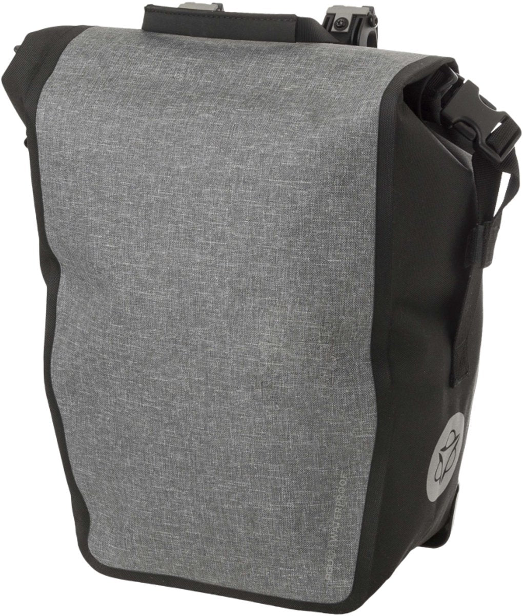 Agu Clean Single Fahrradtasche Shelter Click'ngo Medium Melange Grey