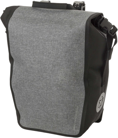 Agu Clean Single Fahrradtasche Shelter Click'ngo Medium Melange Grey