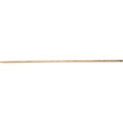 Der Holzgriff ist braun