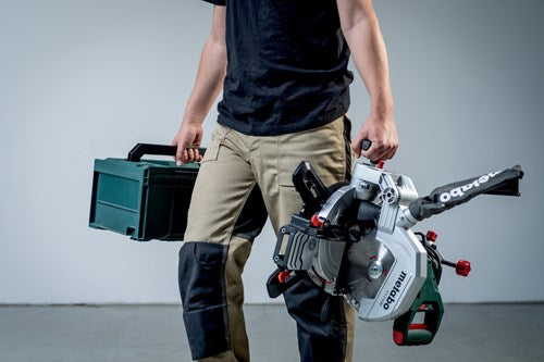 Metabo Kappsäge KS 216 m Set | neuestes Modell | + zusätzliches Sägeblatt - 610216900