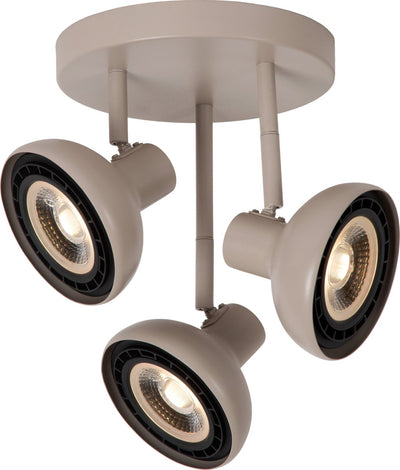 Lucide Sensas - Deckenstrahler (Deckenleuchte) - ø 25,8 cm - 3xGU10 (ES111) - Beige