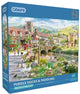 Gibsons – Puddle Ducks Paddling (von Richard Macneil) – 1000 Teile 68×49 cm (B×H) – Puzzle für Erwachsene